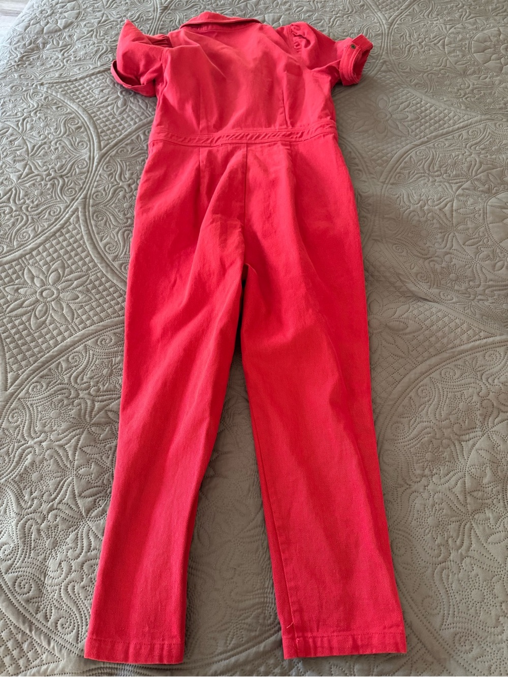Day + Moon Women's Red Jean Jumpsuit medium - Picture 3 of 11